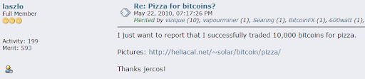 bitcoin pizza day 1